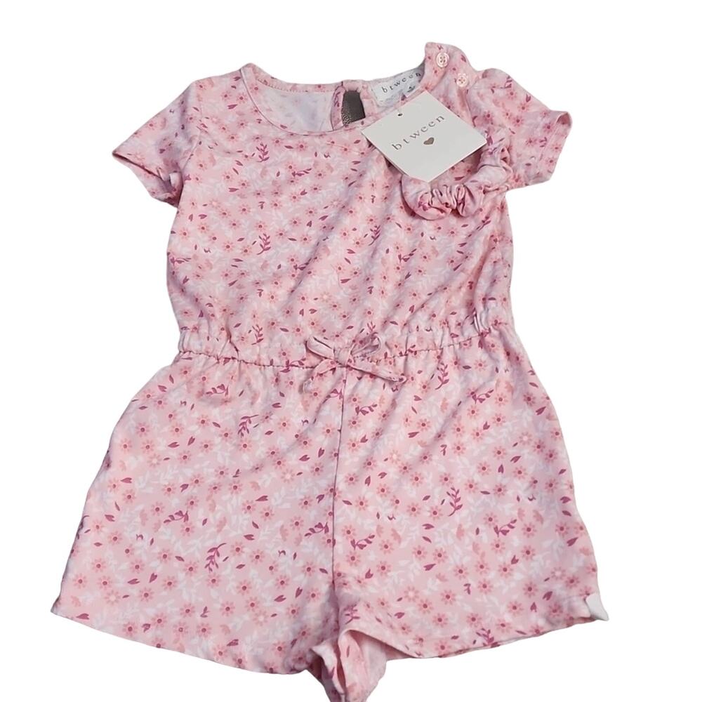 Btween Pink Romper, Size 4, NWT